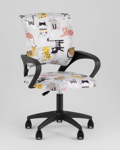 Офисное кресло Stool Group OUE-2501C Blue Cats