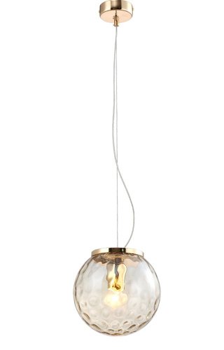 MAYO SP1 D200 GOLD/AMBER Светильник подвесной Crystal Lux Mayo MAYO SP1 D200 GOLD/AMBER
