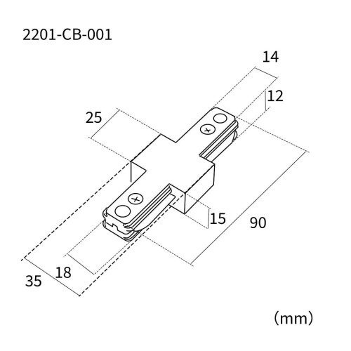 Коннектор для шинопровода Favourite Practica 2201-CB-001