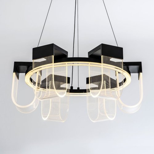 L7707-600 BK Подвесная люстра L LED4U L7707-600 BK