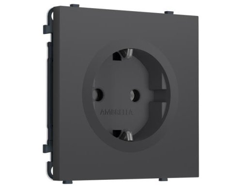 MS906010 MS906010 Комплект механизма электрической розетки SIGMA Графит Мягкое касание 50Hz 2P+E с/з 16A-250V QUANT PRO (SP9060, PR141)
