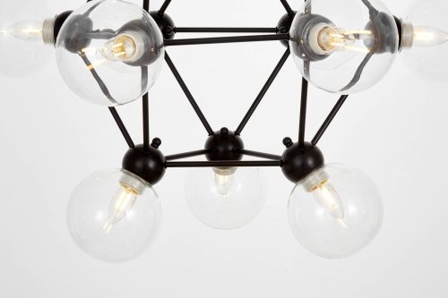 Подвесная люстра Lumina Deco Zodiak LDP 160N-12 BK+PR