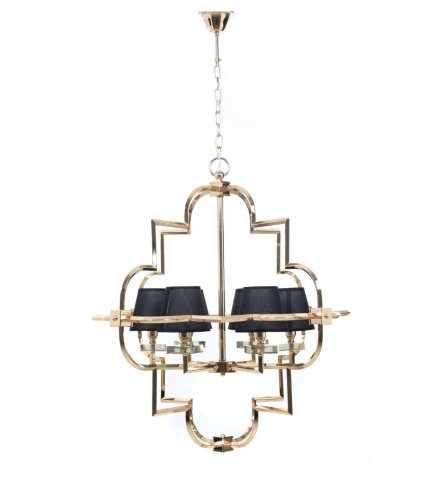 Подвесная люстра Lumina Deco Baltimore LDP 8020-6 GD+BK