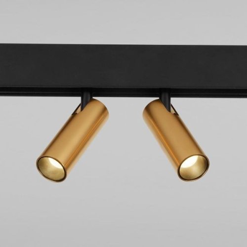 Slim Magnetic Трековый светильник 14W 4200K Dual (латунь) 85046/01 Трековый светильник Elektrostandard Slim Magnetic Slim Magnetic Трековый светильник 14W 4200K Dual (латунь) 85046/01