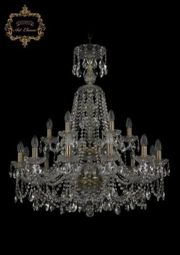Подвесная хрустальная люстра 11.25 Art Classic 11.25.12+6.300.2d.XL-94.Br.Sp