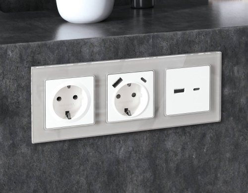 Рамка Ambrella Volt Platos Стекло органическое AF330405