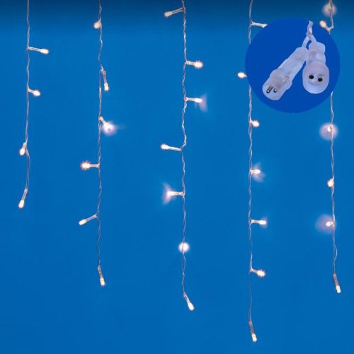 Бахрома светодиодная со статическим свечением, 6м Uniel ULD-B6007-200/STK WARM WHITE IP44