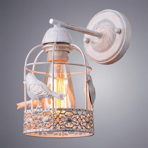 Бра с птичками Cincia A5090AP-1WG Arte Lamp