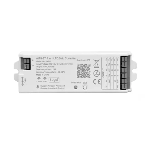 424485 Контроллер 12В/24В max 15A для LED ленты 1Х/CW/RGB/RGBW/RGBCW Lightstar 424485