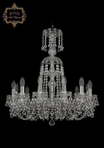 Подвесная хрустальная люстра 11.26 Art Classic 11.26.12.220.XL-70.Cr.B
