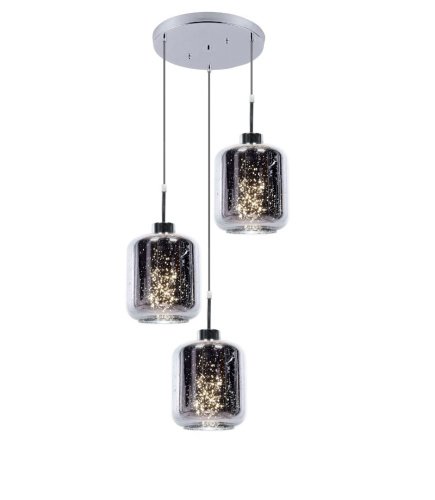 Светильник подвесной Lumina Deco Alacosmo LDP 6811-3 RD CHR