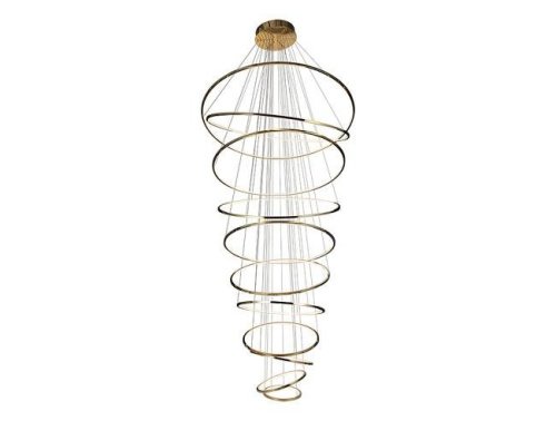 Люстра каскадная Newport Loren 15211N/S brass