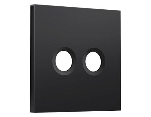 SP8133 SP8133 Лицевая панель SIGMA (Черный матовый) для TV двойной розетки QUANT PRO