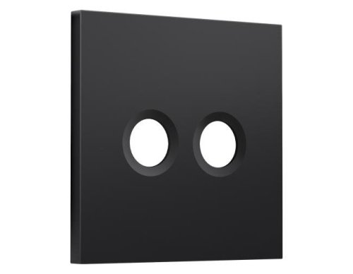 SP8133 SP8133 Лицевая панель SIGMA (Черный матовый) для TV двойной розетки QUANT PRO
