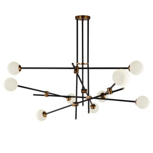 9389P/9 black/gold Потолочная люстра Delight Collection Bistro Globe 9389P/9 black/gold