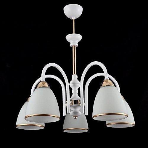 Потолочная люстра ЭкономСвет 10171 10171/5WT+FGD WT+GD