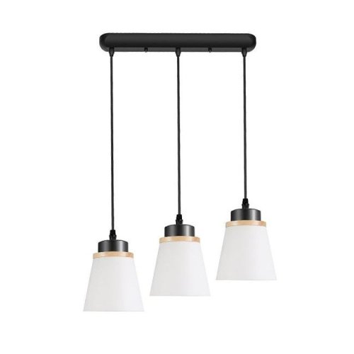30136/3L BK WT+WD Светильник подвесной ЭкономСвет 30136 30136/3L BK WT+WD