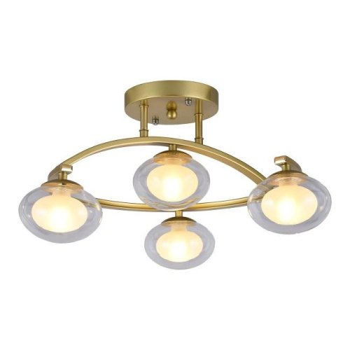 G31117/4GD CL+WT Потолочная люстра Gerhort G31117 G31117/4GD CL+WT