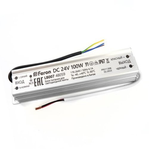 48059 Трансформатор электронный для светодиодной ленты Feron lb007 48059