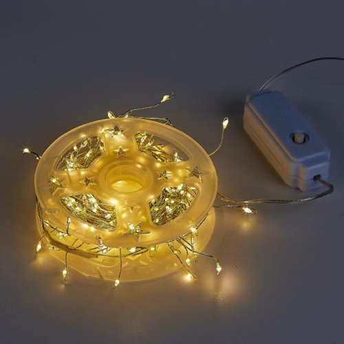 Гирлянда Uniel ULD-S1000-250/DTA WARM WHITE IP20 DEWDROP