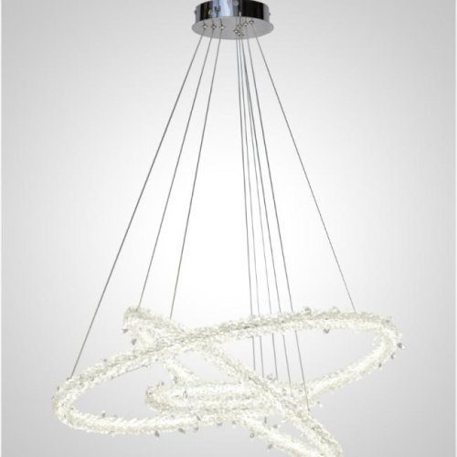 Подвесная люстра AM Group OVALE CH D800+600+400