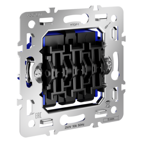 Механизм выключателя трехклавишного 10А, S70