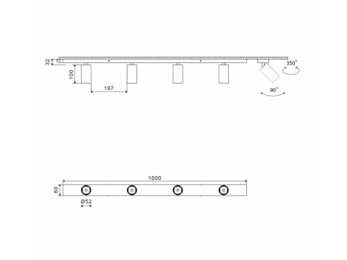 00-00004877 Сменное крепление M14 для светильников VILLY, SWG PRO 00-00004877