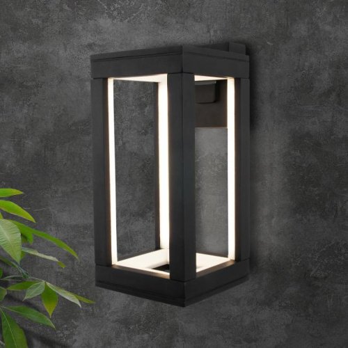 Уличный настенный светильник Elektrostandard Frame 1527 TECHNO LED Frame чёрный