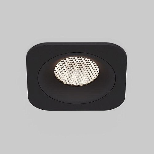 Встраиваемый светильник Elektrostandard Tetro 15276/LED 10W 4000K черный IP44
