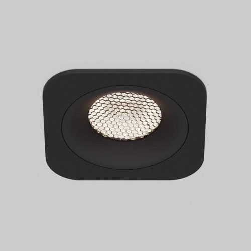 Встраиваемый светильник Elektrostandard Tetro 15276/LED 10W 4000K черный IP44