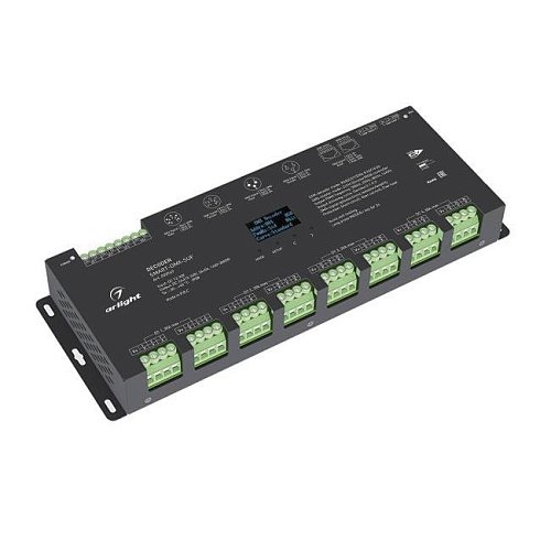 Декодер (преобразователь) цифрового сигнала DMX512 в ШИМ Arlight 033769