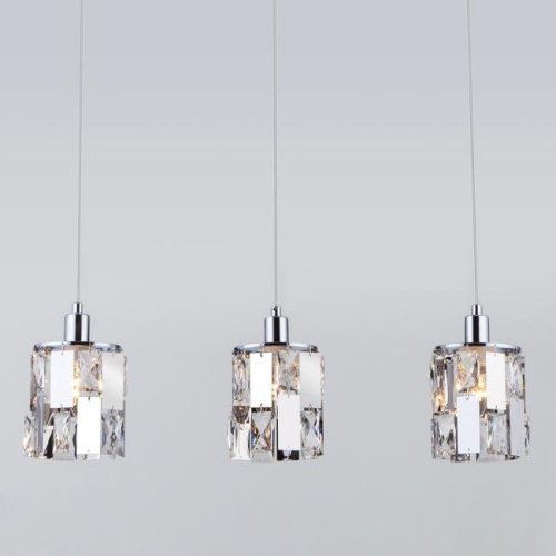 Светильник подвесной Eurosvet Scoppio 50101/3 хром