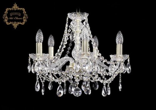 11.21.5.165.Gd.Sp Подвесная хрустальная люстра 11.21 Art Classic 11.21.5.165.Gd.Sp