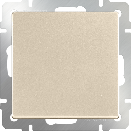 W1110011/ Выключатель одноклавишный (шампань) Выключатель Werkel W1110011/ Выключатель одноклавишный (шампань)