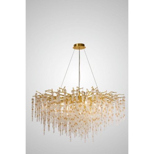 DIAMAND L1200 Gold Подвесная люстра AM Group DIAMAND L1200 Gold
