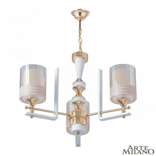 306087/3 Wh/Gd Подвесная люстра Arte Milano Florentia-6087 306087/3 Wh/Gd