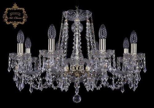 11.23.8.220.Gd.Dr Подвесная хрустальная люстра 11.23 Art Classic 11.23.8.220.Gd.Dr