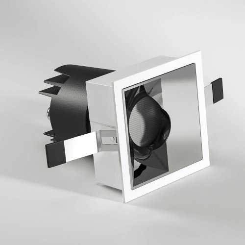 Встраиваемый светильник Elektrostandard Inline 25091/LED 10W 3000K белый/хром