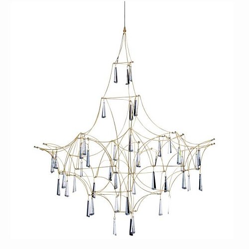 MD18001068-1E matt gold Подвесная люстра Delight Collection Lucciola MD18001068-1E matt gold