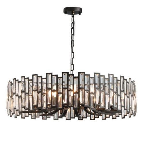 D8524P/L black/clear Подвесная люстра Delight Collection Bertola D8524P/L black/clear