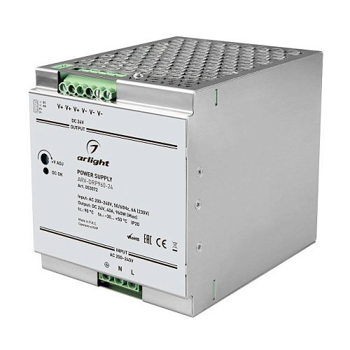 Источник напряжения для монтажа на DIN-рейку Arlight Arv 053072