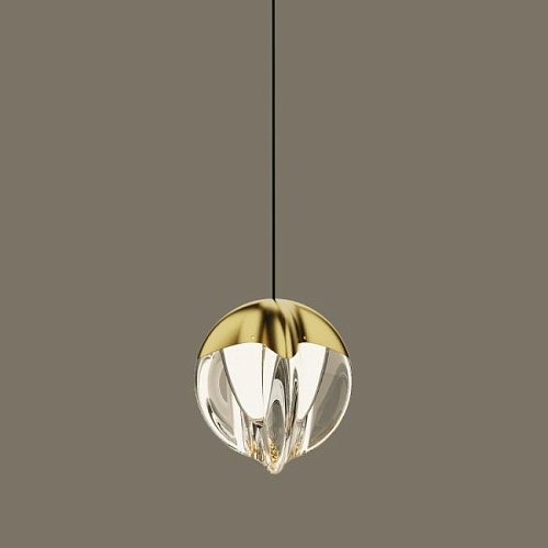 MD24001033-1A gold/clear Светильник подвесной Delight Collection MD24001033 MD24001033-1A gold/clear