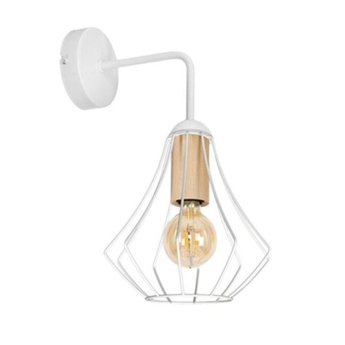 MD.9053-1-W-WH+WOOD Настенное бра IMEX MD.9053-1-W-WH+WOOD