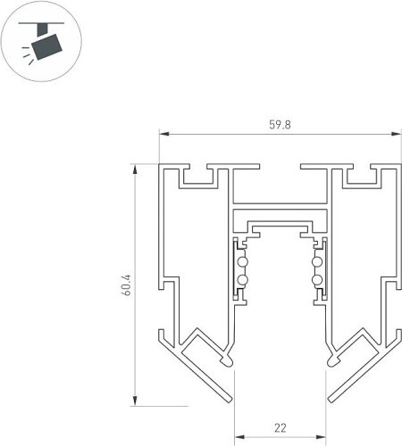 Шинопровод Arlight Mag-Orient 047572