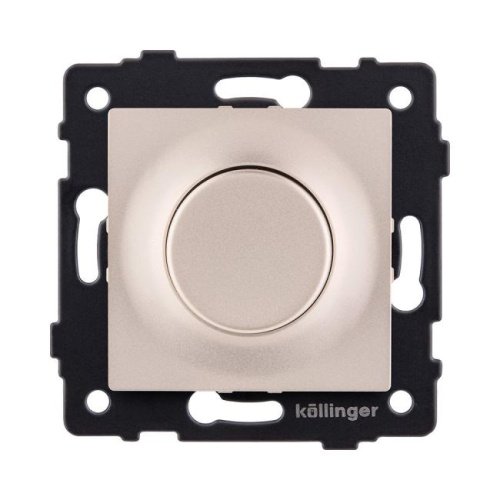 REA-048GD Светорегулятор для светодиодных ламп, проходной, 500W, золотой Kollinger REA-048GD для Aspekt, Eleganz, Reflex