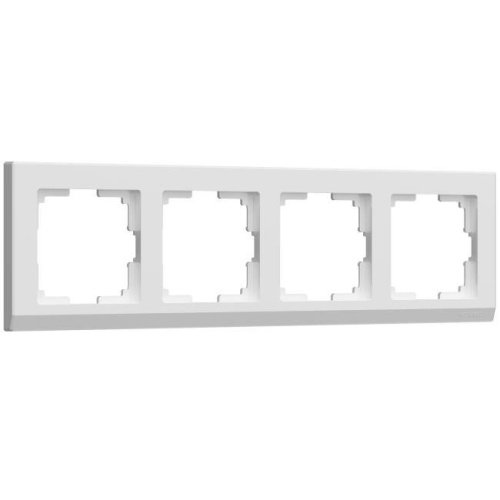 Рамка Werkel W0041801/ Рамка на 4 поста Stark (белый)