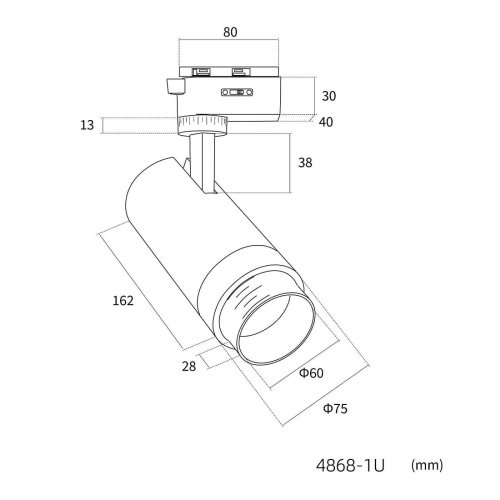 Трековый светильник Favourite Practica 4868-1U