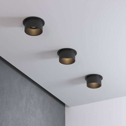 Встраиваемый светильник Elektrostandard Moll 25004/01 GU10 чёрный