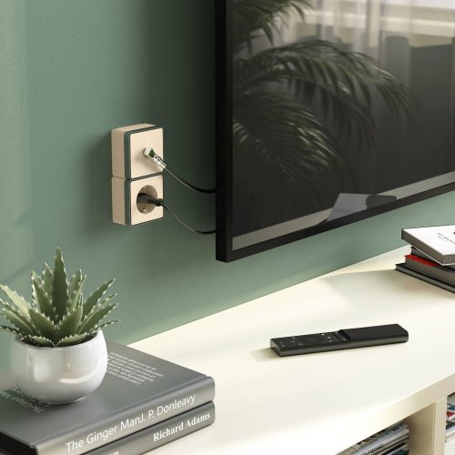 Розетка Werkel Накладные механизмы Gallant шампань рифленый W5083010/ ТВ-розетка оконечная Gallant (шампань рифленый)