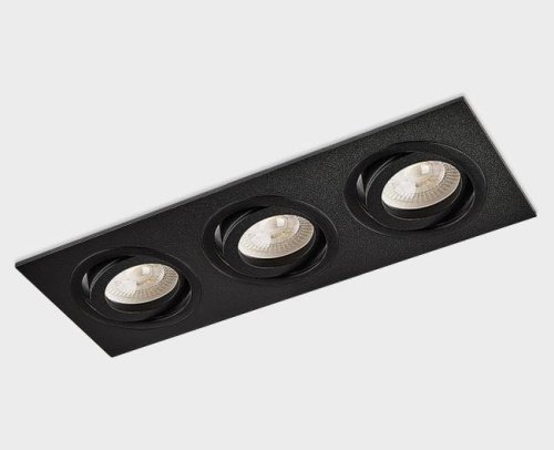 SAG303-4 black/black Встраиваемый светильник Italline SAG 03b SAG303-4 black/black